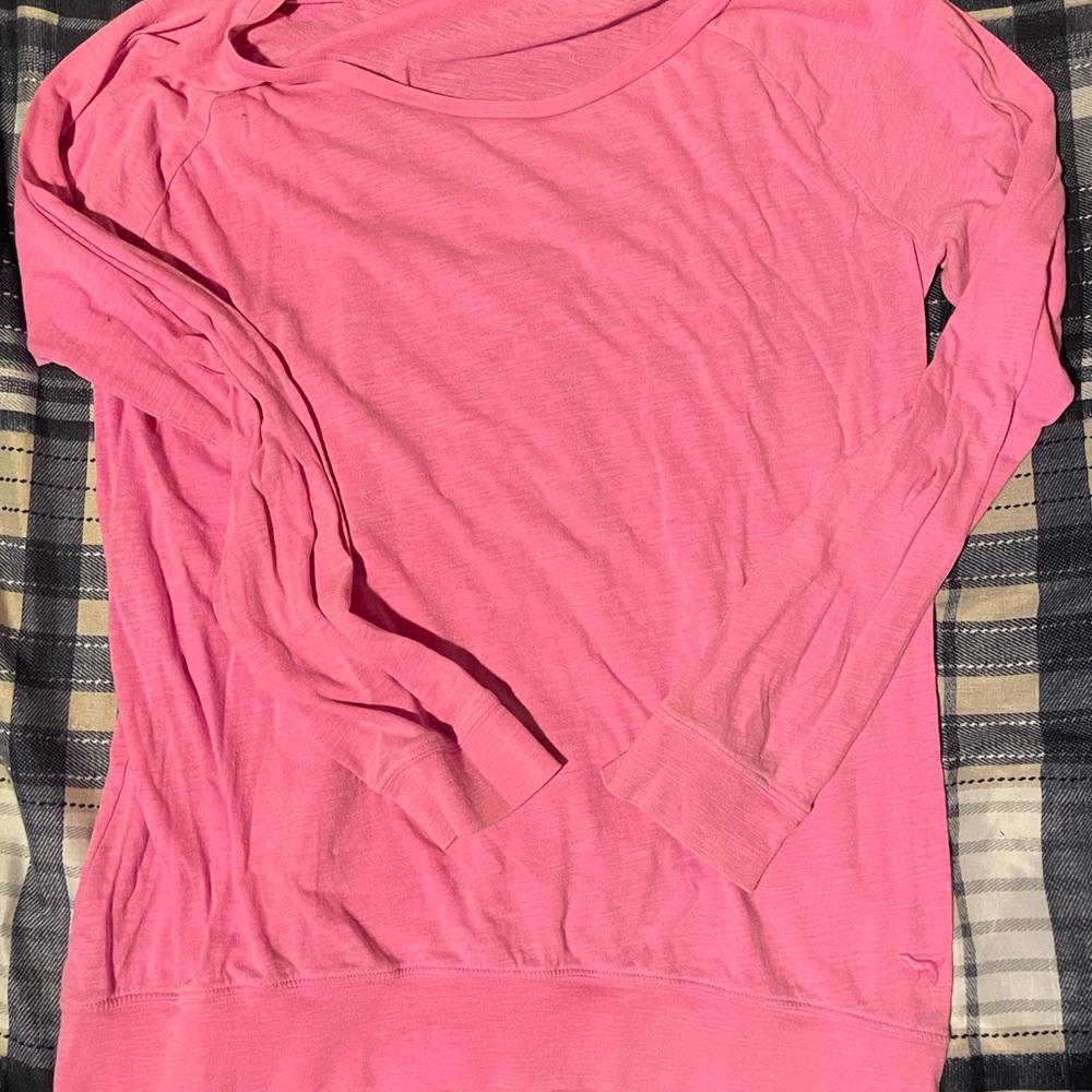 PINK Victoria's Secret Bright Pink Sweatshirt
